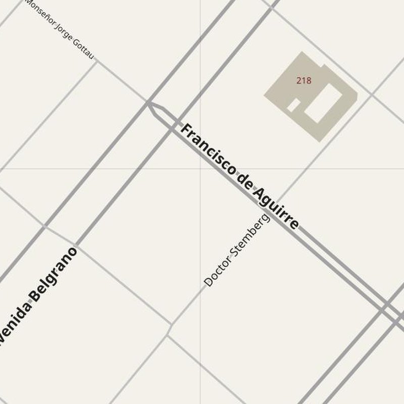 Añatuya street map with house numbers — printable address map PDF, Argentina