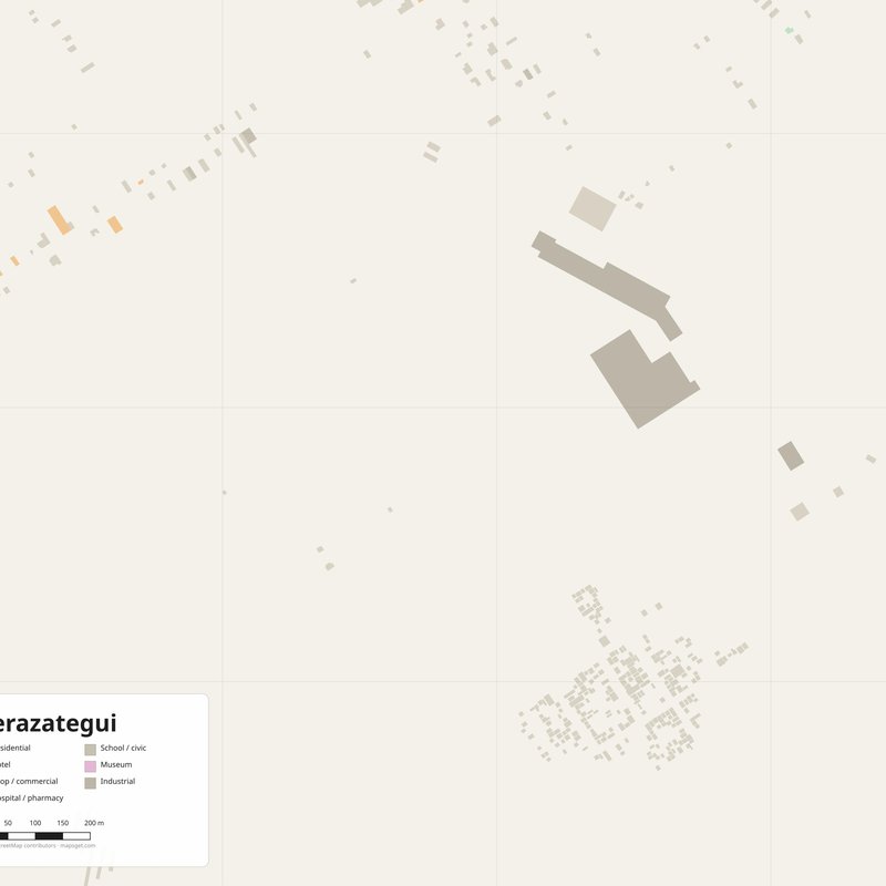 Mapa de Berazategui PDF — plano callejero imprimible con números de casa