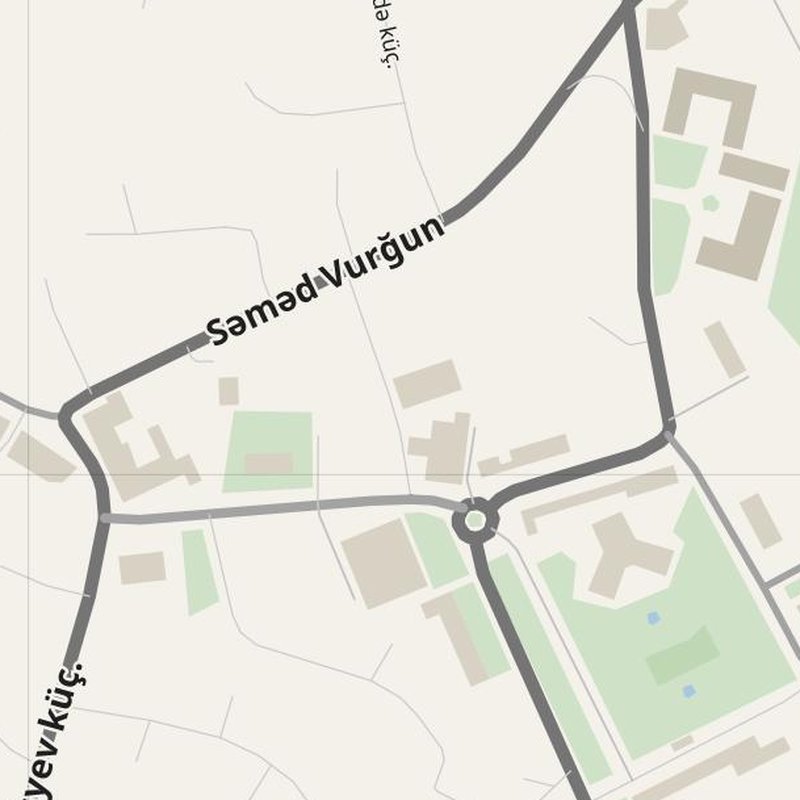 Agdzhabedy street map with house numbers — printable address map PDF, Azerbaijan