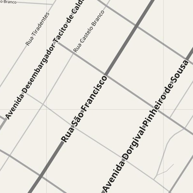 Açailândia street map with house numbers — printable address map PDF, Brazil