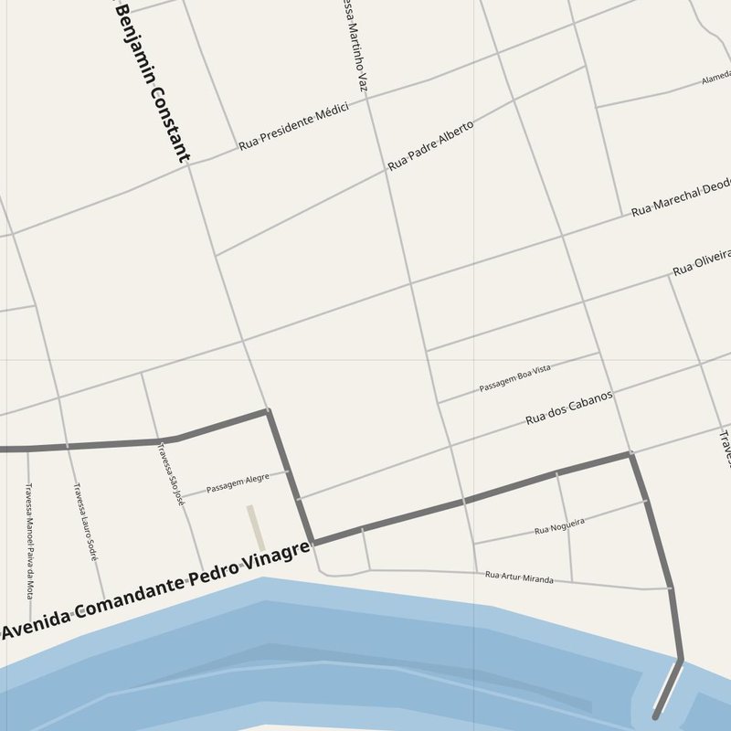 Acará street map with house numbers — printable address map PDF, Brazil