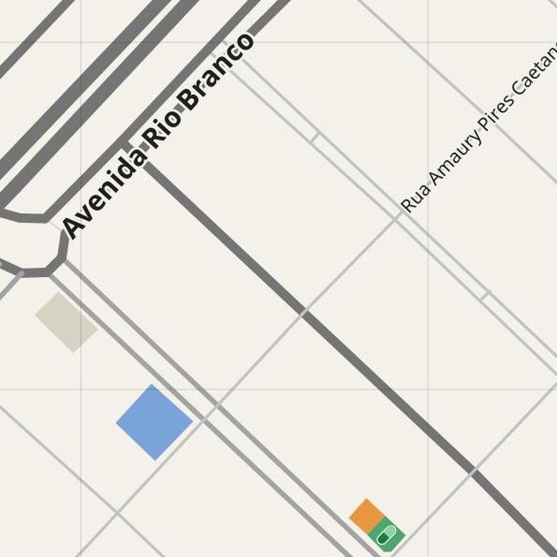 Acreúna map with house numbers, hospitals, police and fire stations — printable PDF, Brazil