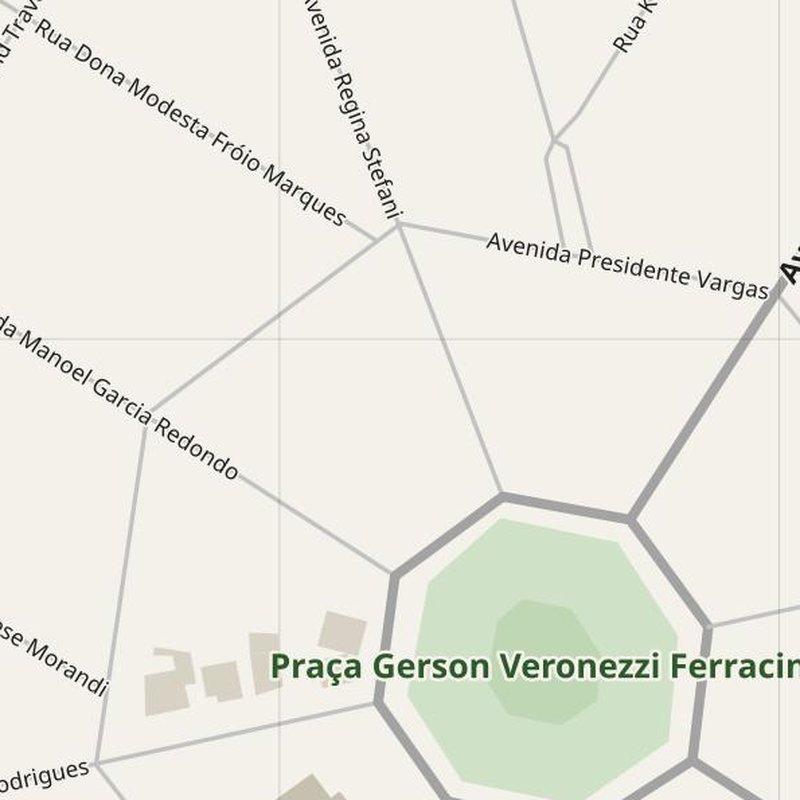 Adamantina street map with house numbers — printable address map PDF, Brazil