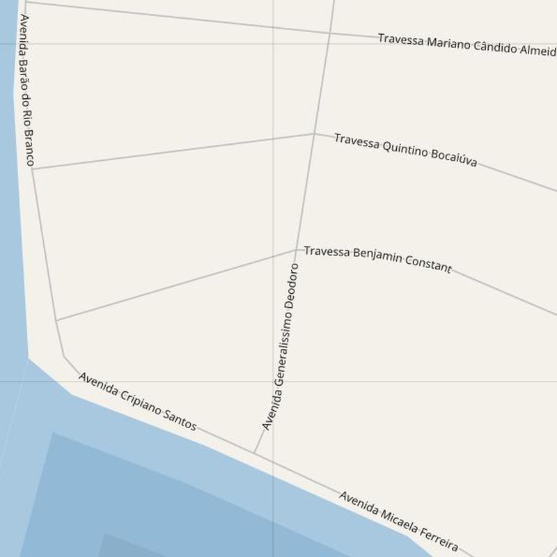 Planta de ruas de Afuá com números de porta — mapa de endereços PDF imprimível, Brasil
