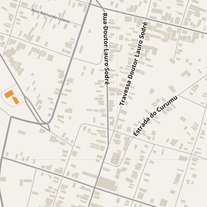 Alenquer map with house numbers, hospitals, police and fire stations — printable PDF, Brazil