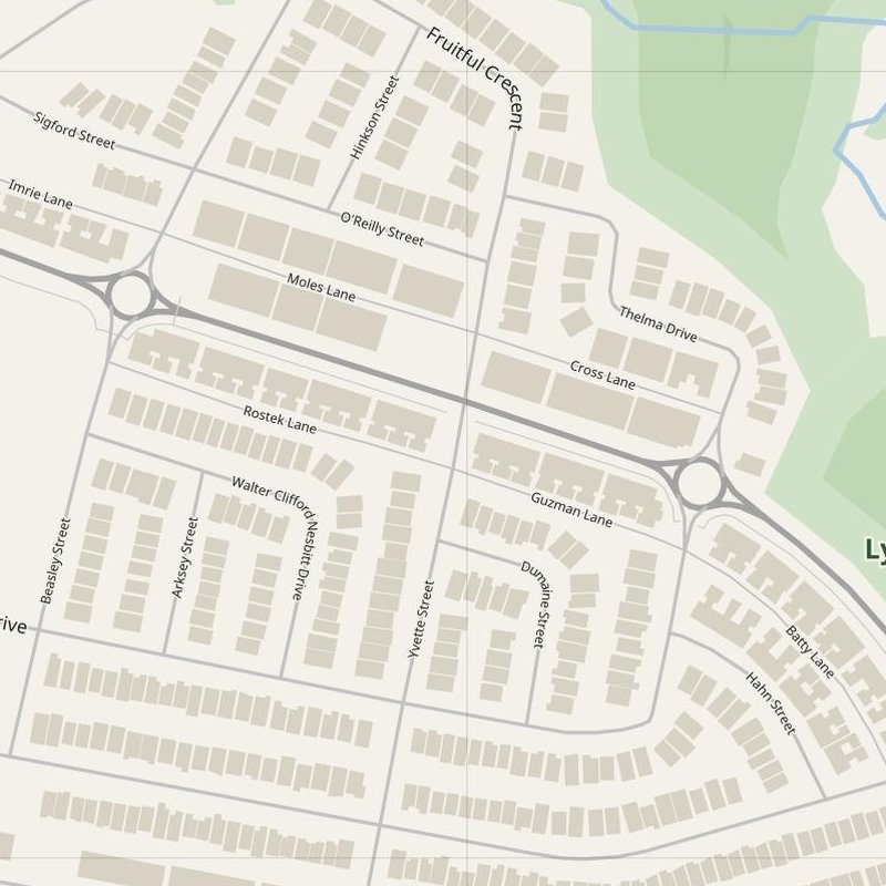 Ajax street map with house numbers — printable address map PDF, Canada