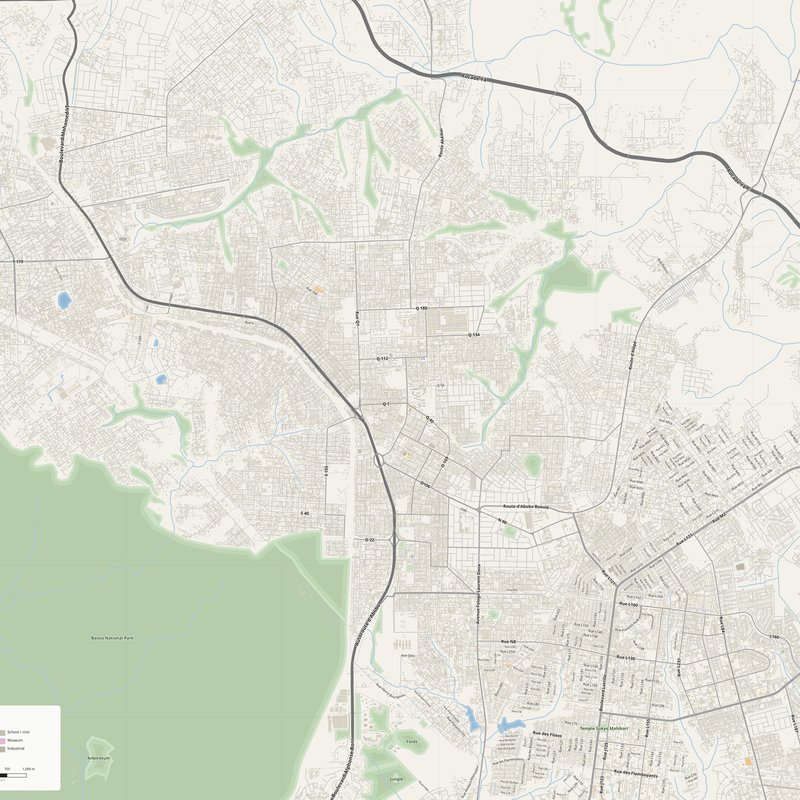 Abobo Map PDF — Printable Street Map Poster with House Numbers
