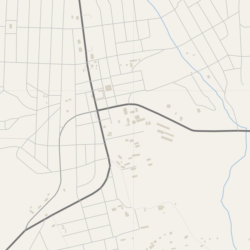 Agnibilékrou street map with house numbers — printable address map PDF, Côte d’Ivoire