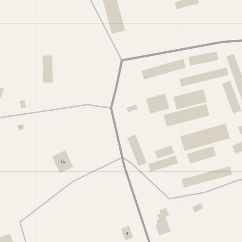 Aihui street map with house numbers — printable address map PDF, China