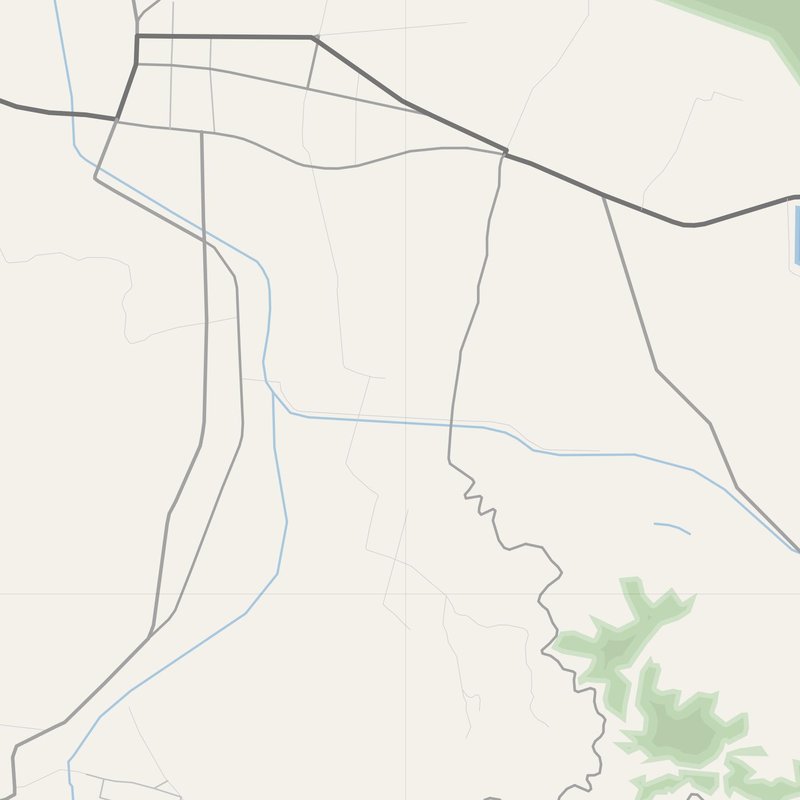 Zhangzhuang street map with house numbers — printable address map PDF, China