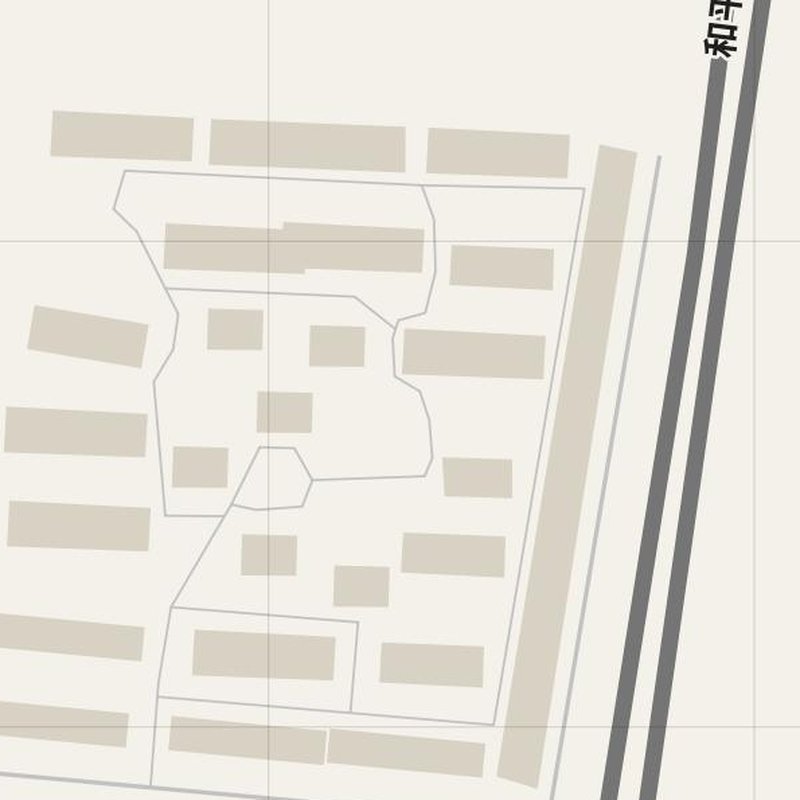 Zhaoyuan street map with house numbers — printable address map PDF, China