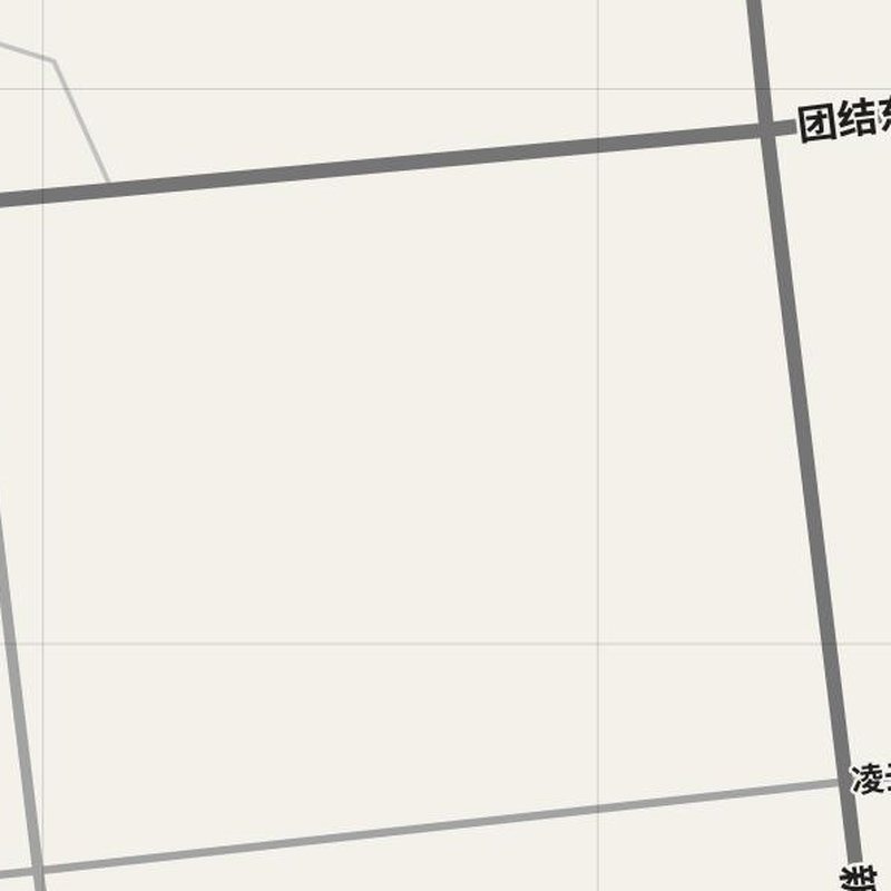 Zhenlai street map with house numbers — printable address map PDF, China