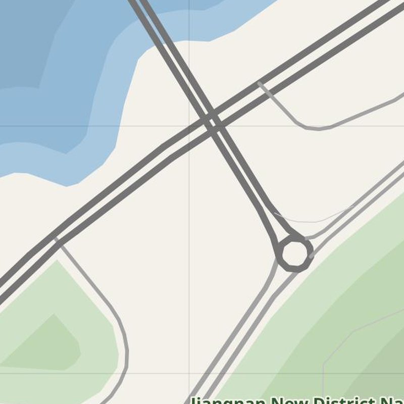 Zhonggulou street map with house numbers — printable address map PDF, China