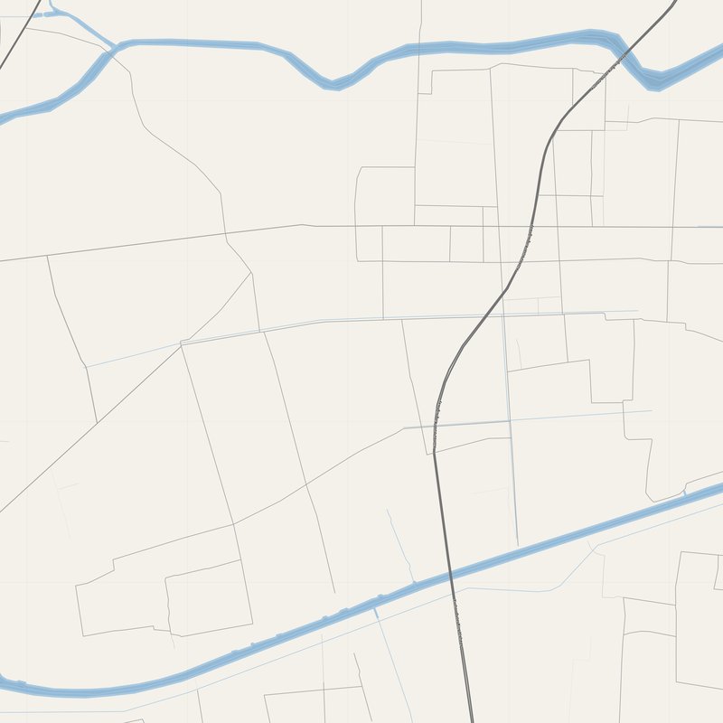 Zizhuang Map PDF — Printable Street Map Poster with House Numbers