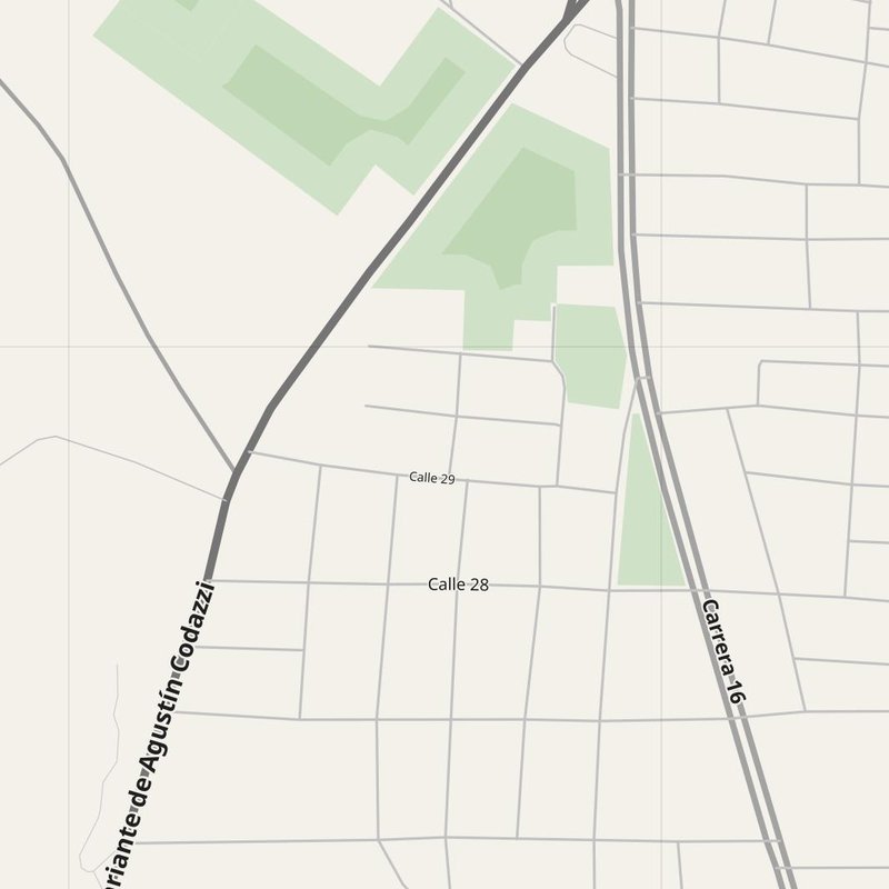 Agustín Codazzi map with house numbers, hospitals, police and fire stations — printable PDF, Colombia