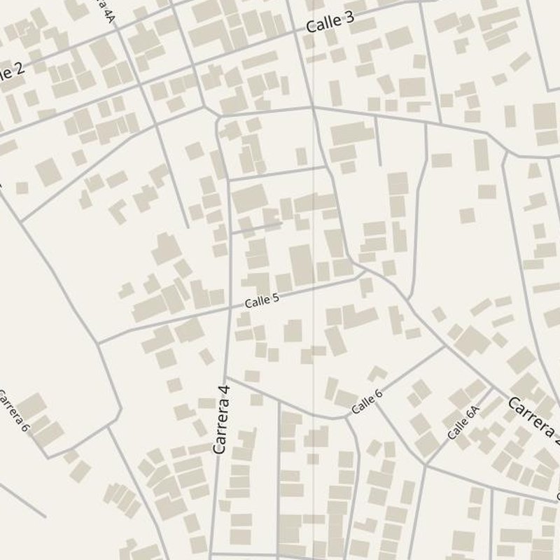 Albania street map with house numbers — printable address map PDF, Colombia