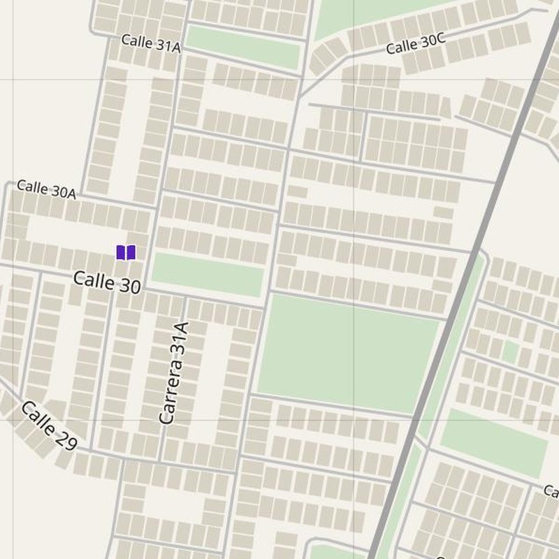 Barrancabermeja map with house numbers, hospitals, police and fire stations — printable PDF, Colombia