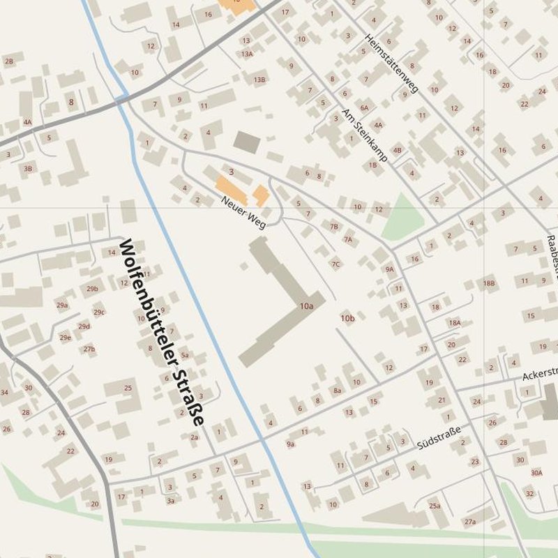 Bad Harzburg street map with house numbers — printable address map PDF, Germany