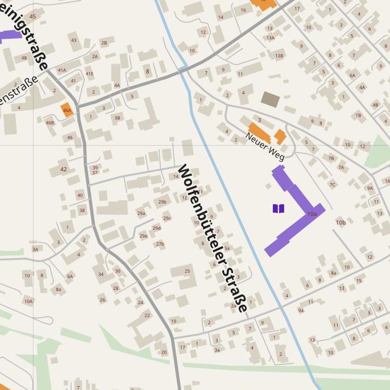 Bad Harzburg map with house numbers, hospitals, police and fire stations — printable PDF, Germany
