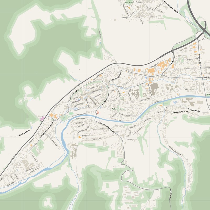 Bad Neuenahr-Ahrweiler Map PDF — Printable Street Map Poster with House Numbers