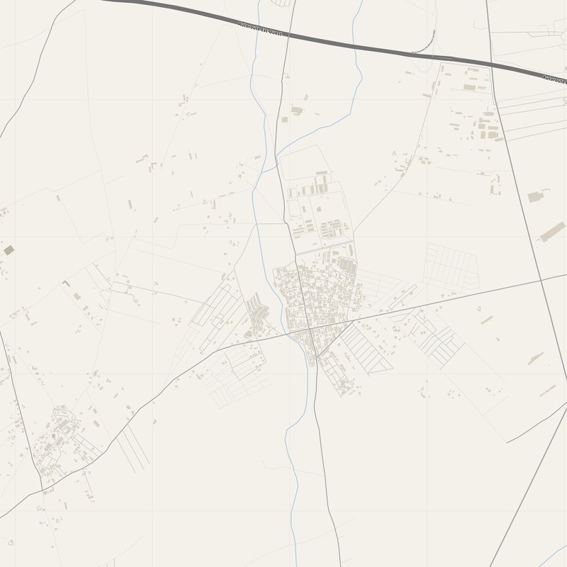 Aïn Arnat Map PDF — Printable Street Map Poster with House Numbers