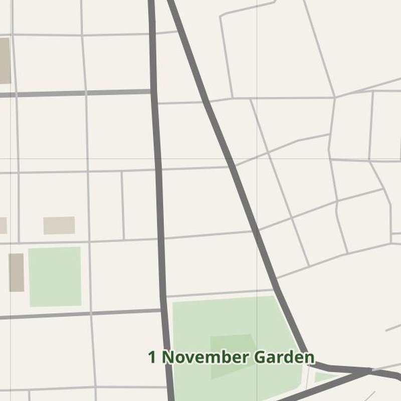 Aïn Beïda street map with house numbers — printable address map PDF, Algeria