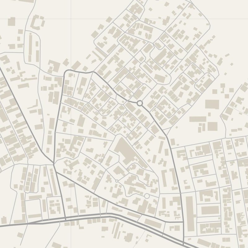 Aïn Oulmene street map with house numbers — printable address map PDF, Algeria