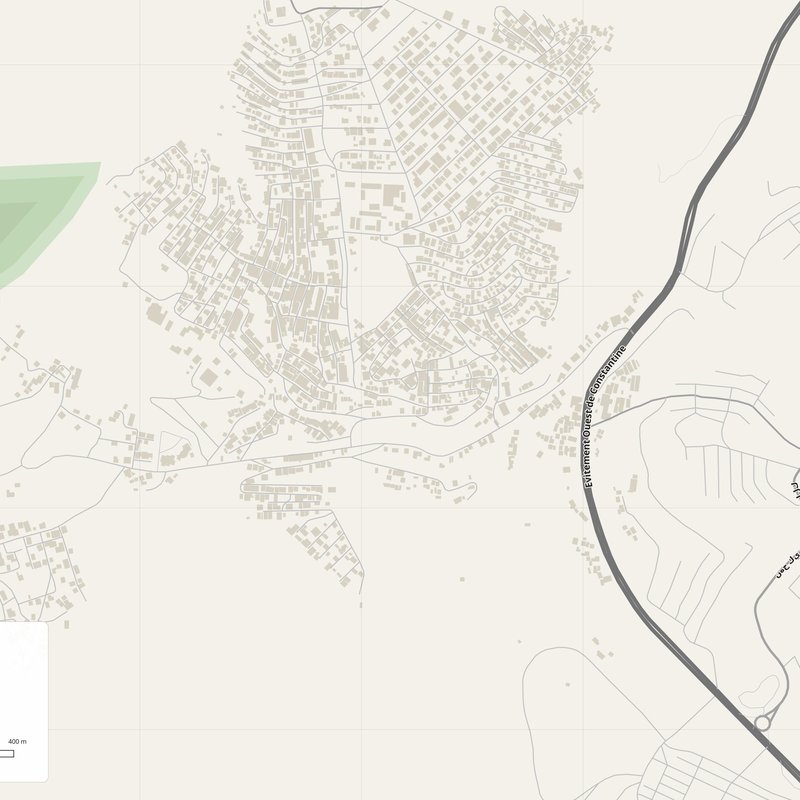 Aïn Smara Map PDF — Printable Street Map Poster with House Numbers