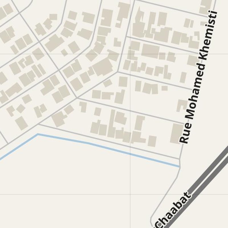 Aïn Temouchent map with house numbers, hospitals, police and fire stations — printable PDF, Algeria