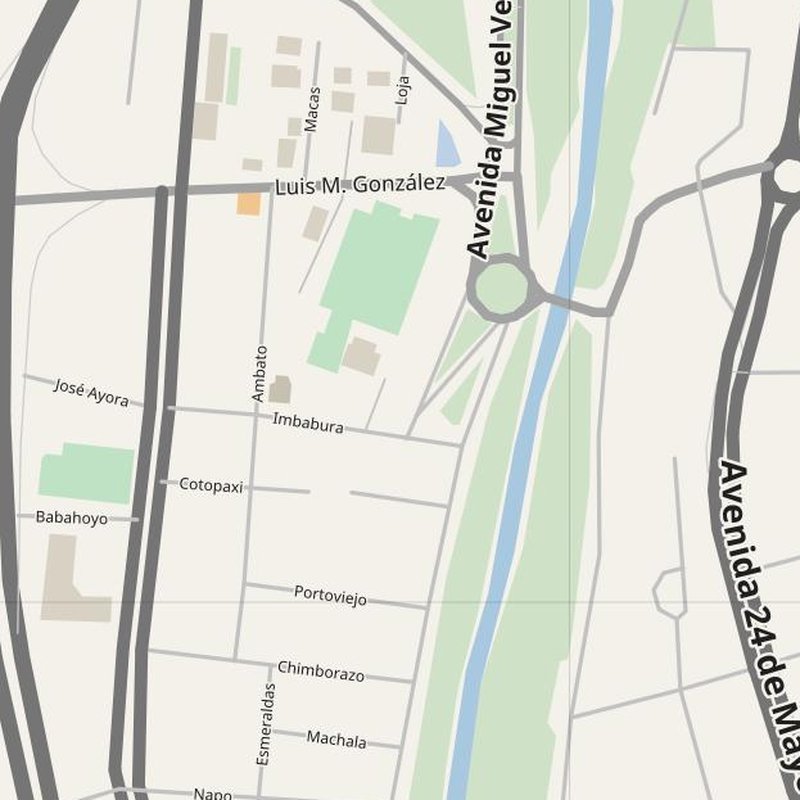 Plano callejero de Azogues con números de casa — mapa de direcciones PDF imprimible, Ecuador