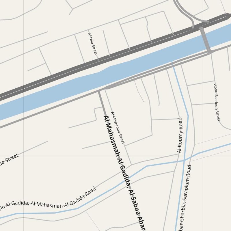 Abu Suweir-el-Mahatta map with house numbers, hospitals, police and fire stations — printable PDF, Egypt