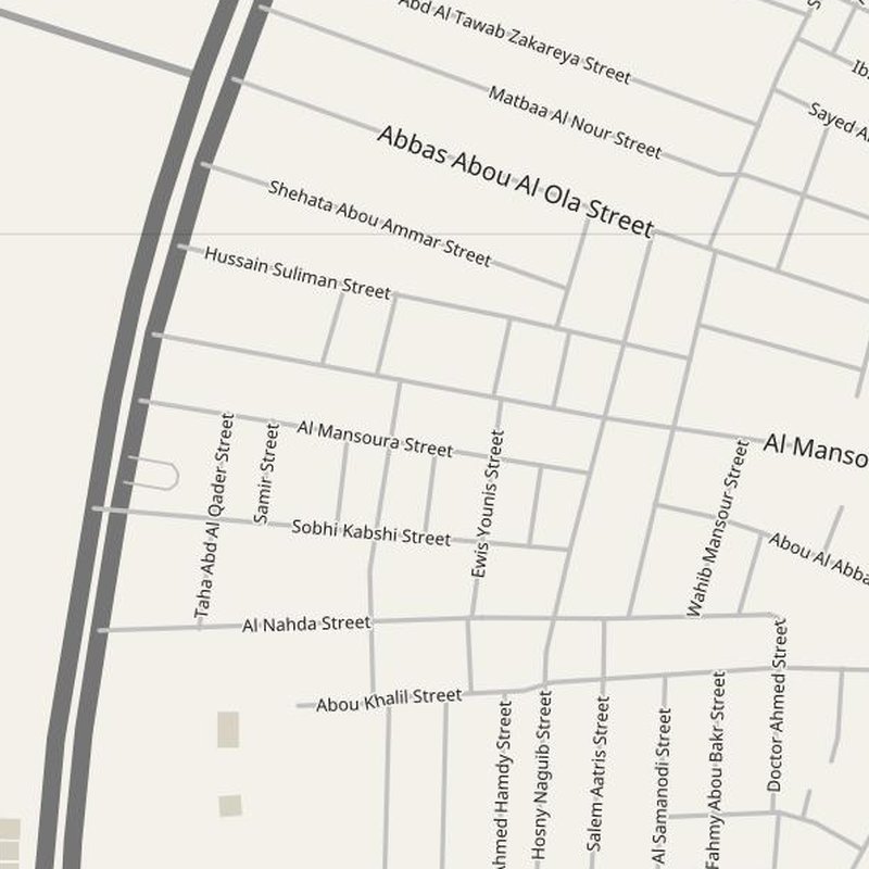 Al ‘Ayyāţ street map with house numbers — printable address map PDF, Egypt
