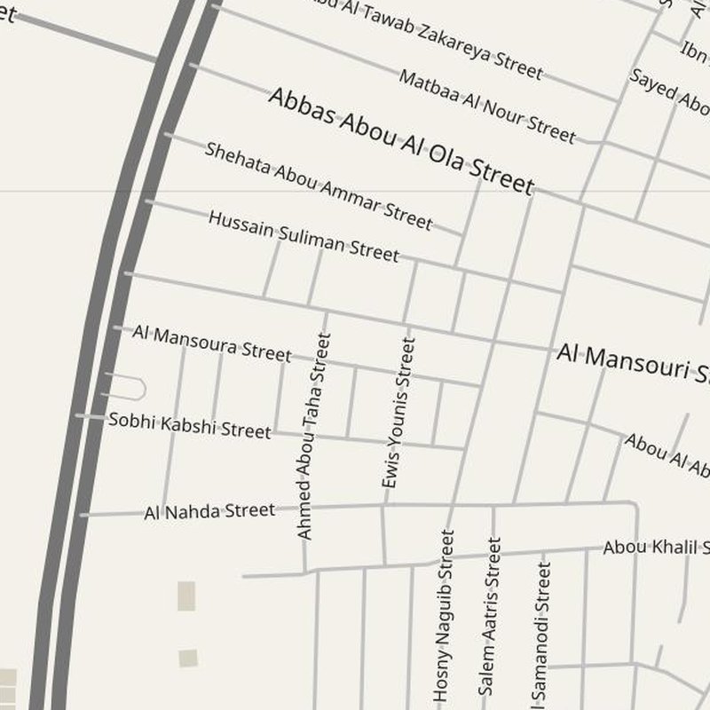 Al ‘Ayyāţ map with house numbers, hospitals, police and fire stations — printable PDF, Egypt