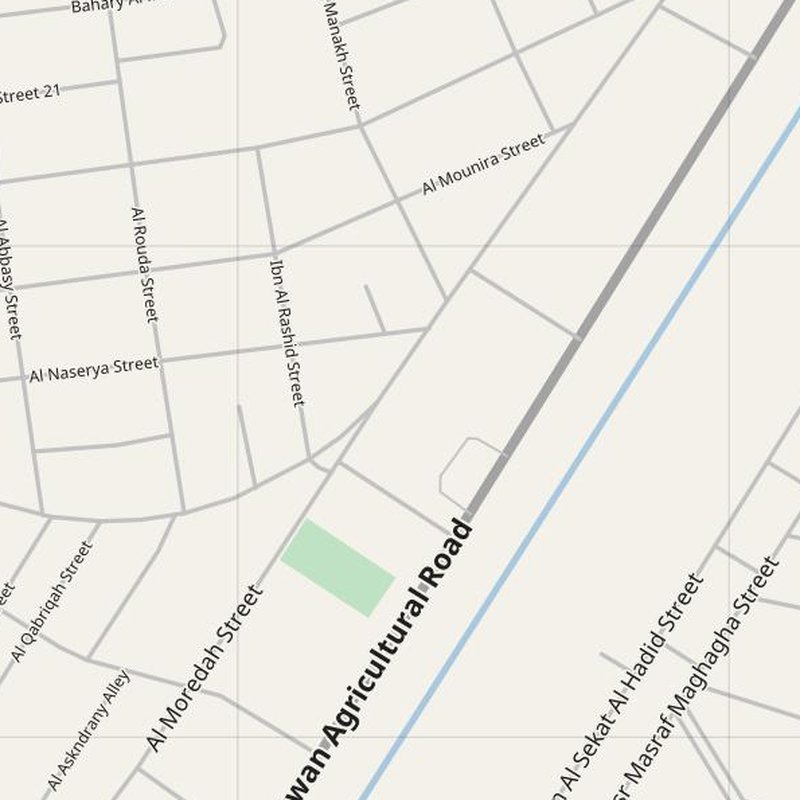 Al Fashn street map with house numbers — printable address map PDF, Egypt