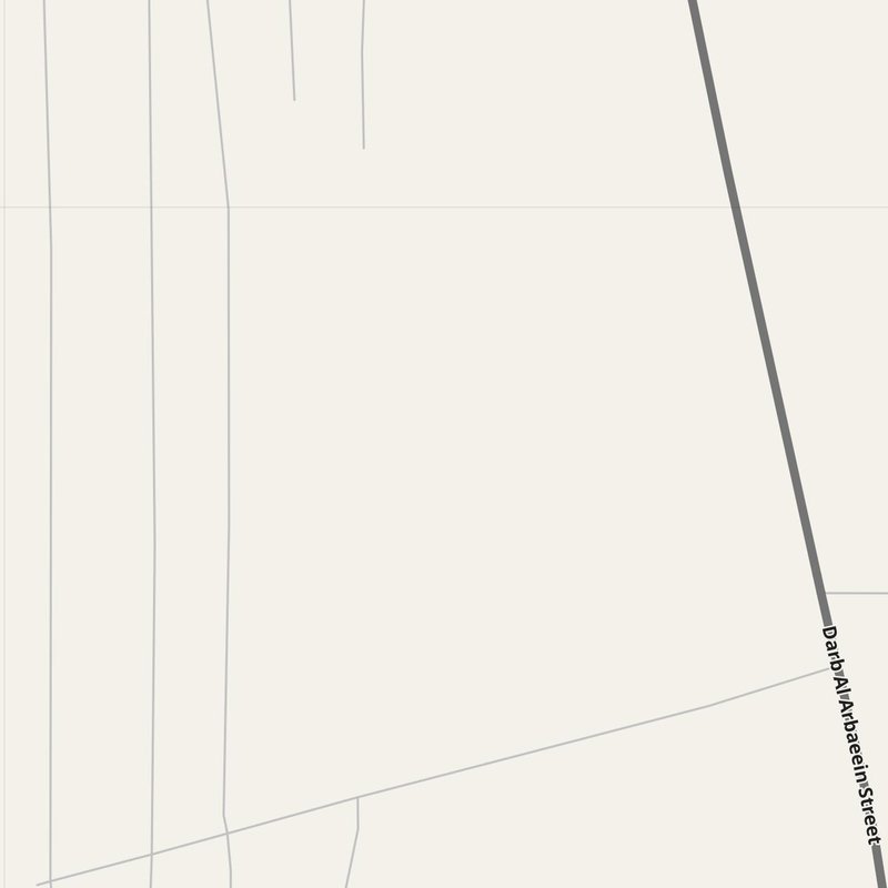 Al-Khārijah street map with house numbers — printable address map PDF, Egypt