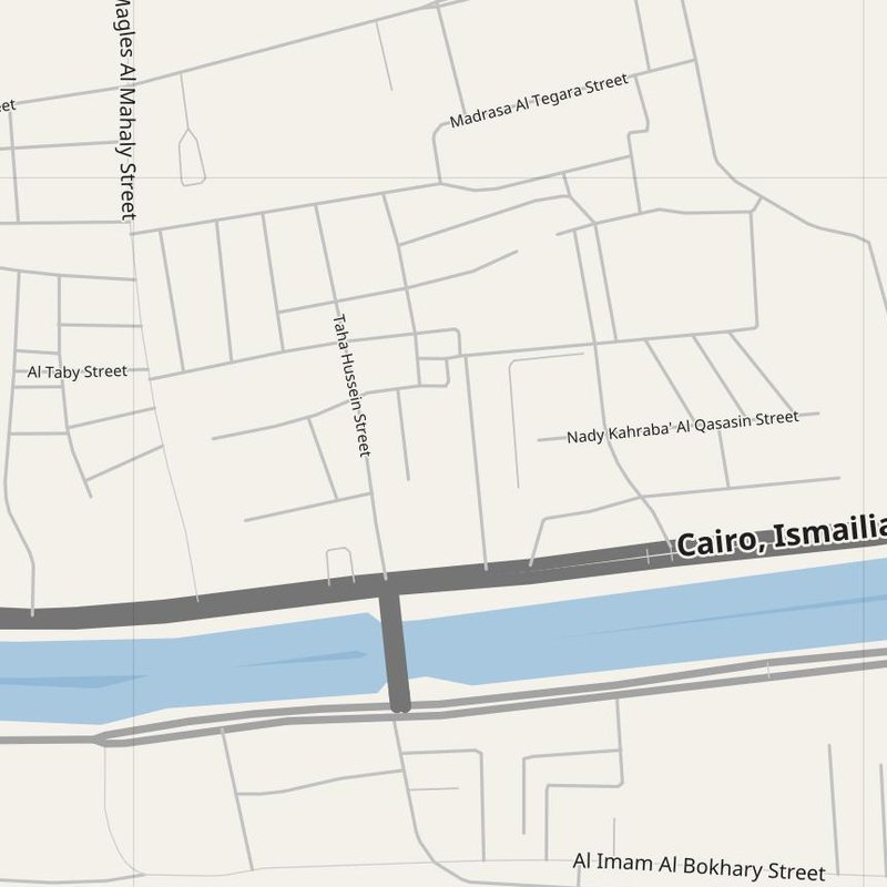 Al Qaşşāşīn map with house numbers, hospitals, police and fire stations — printable PDF, Egypt