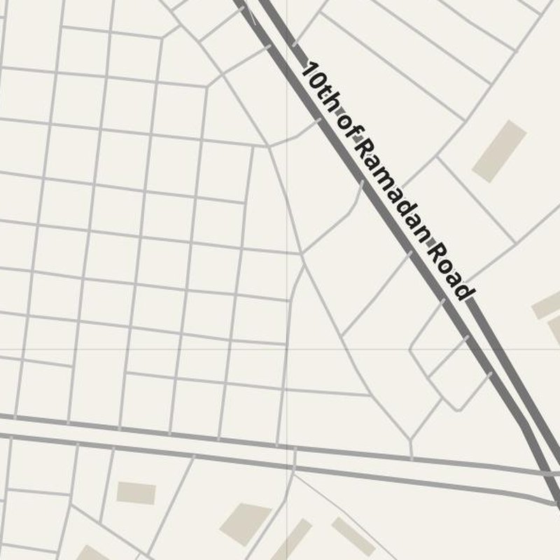 Al Quşayr street map with house numbers — printable address map PDF, Egypt
