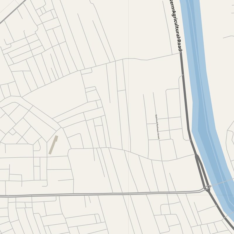 Al Qūşīyah street map with house numbers — printable address map PDF, Egypt