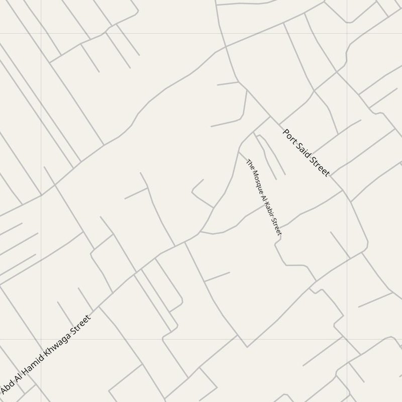 Al Waqf map with house numbers, hospitals, police and fire stations — printable PDF, Egypt