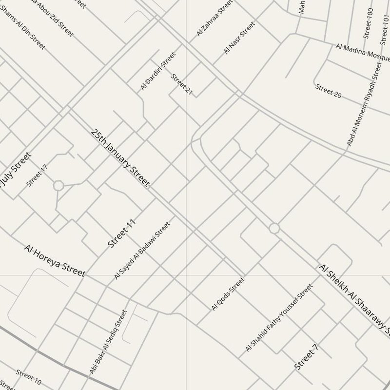 Badr map with house numbers, hospitals, police and fire stations — printable PDF, Egypt