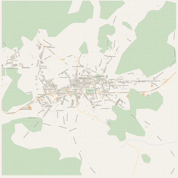 Free city map of A Estrada, Spain — printable PDF download