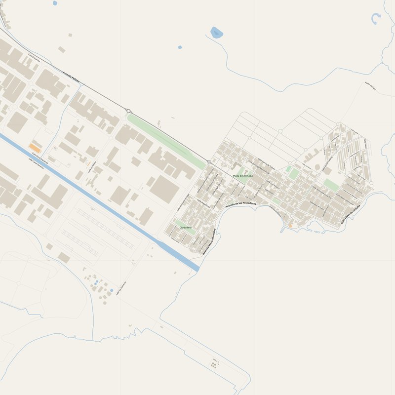 Agüimes Map PDF — Printable Street Map Poster with House Numbers