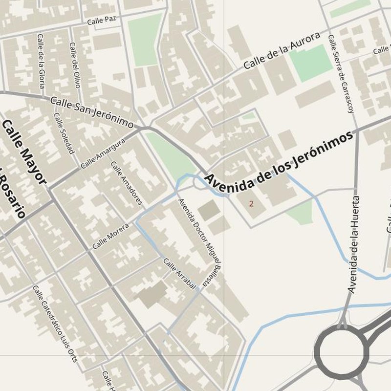 Alcantarilla street map with house numbers — printable address map PDF, Spain