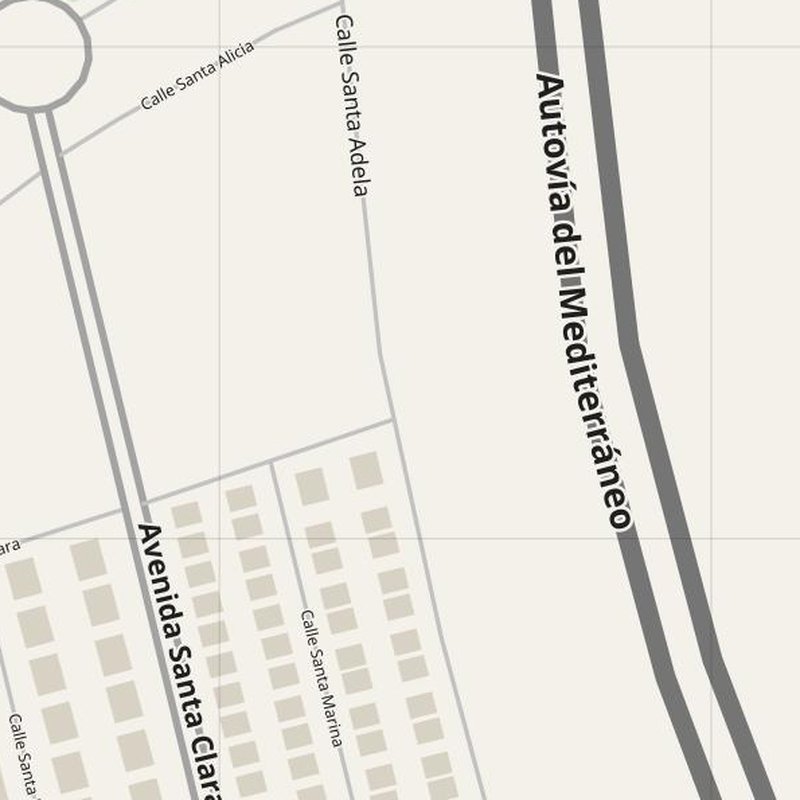 Alhaurín de la Torre street map with house numbers — printable address map PDF, Spain