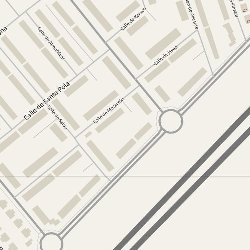 Arroyomolinos street map with house numbers — printable address map PDF, Spain