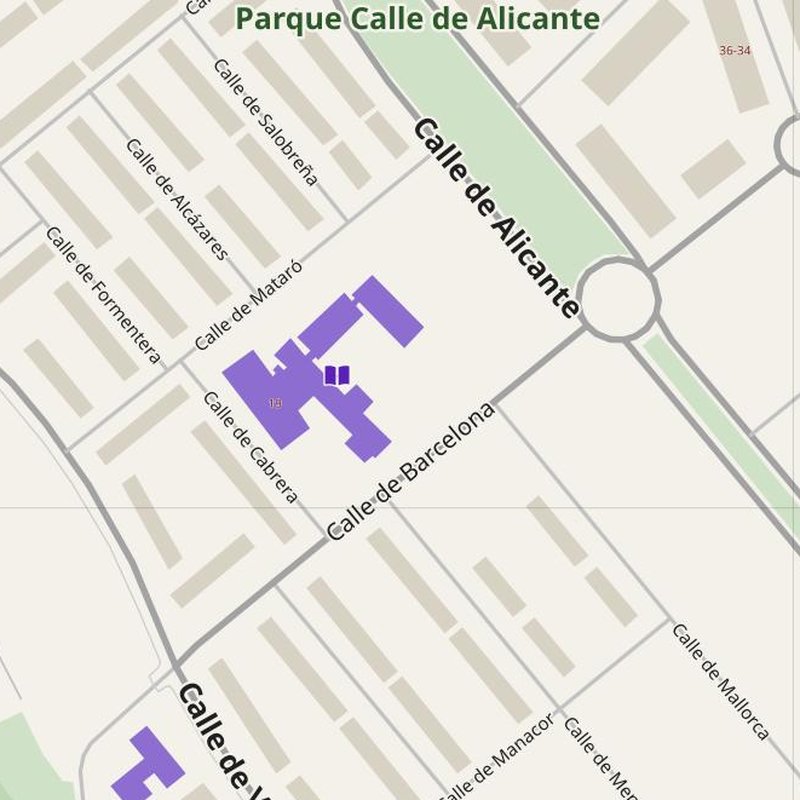 Arroyomolinos map with house numbers, hospitals, police and fire stations — printable PDF, Spain