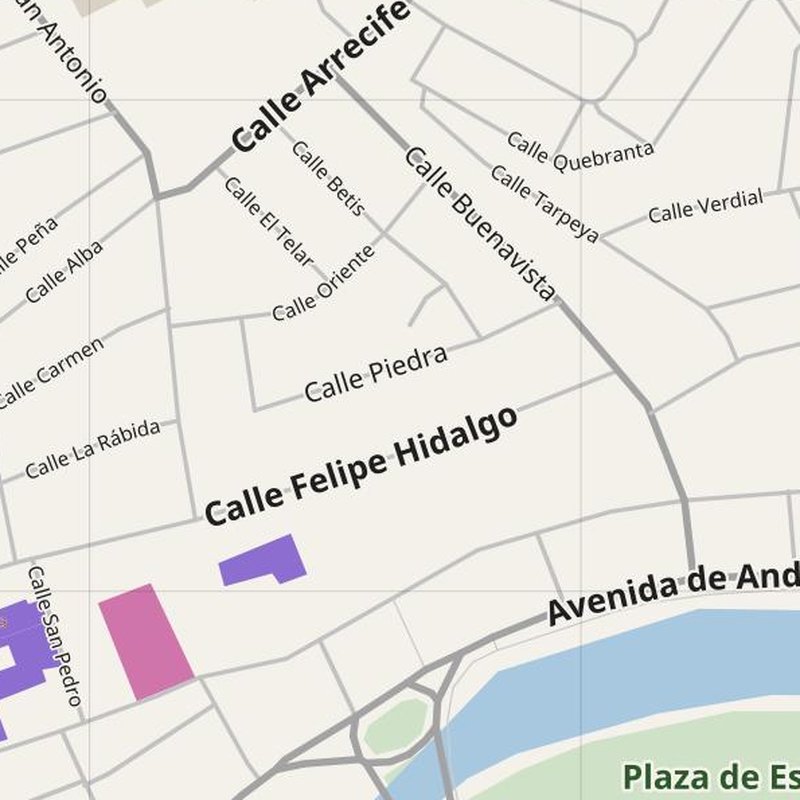 Ayamonte map with house numbers, hospitals, police and fire stations — printable PDF, Spain