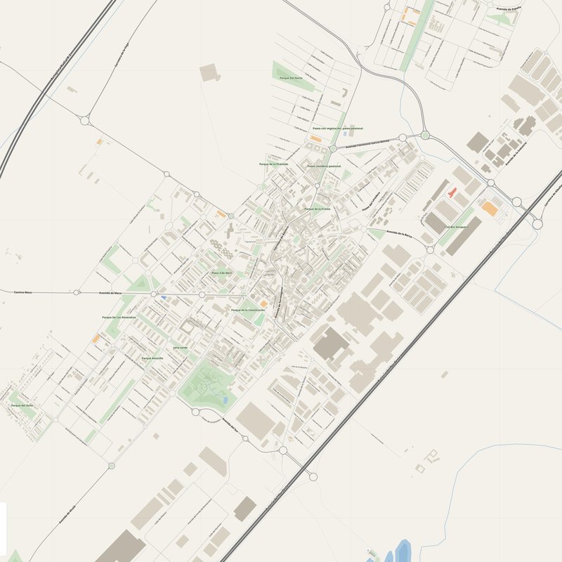 Azuqueca de Henares Map PDF — Printable Street Map Poster with House Numbers