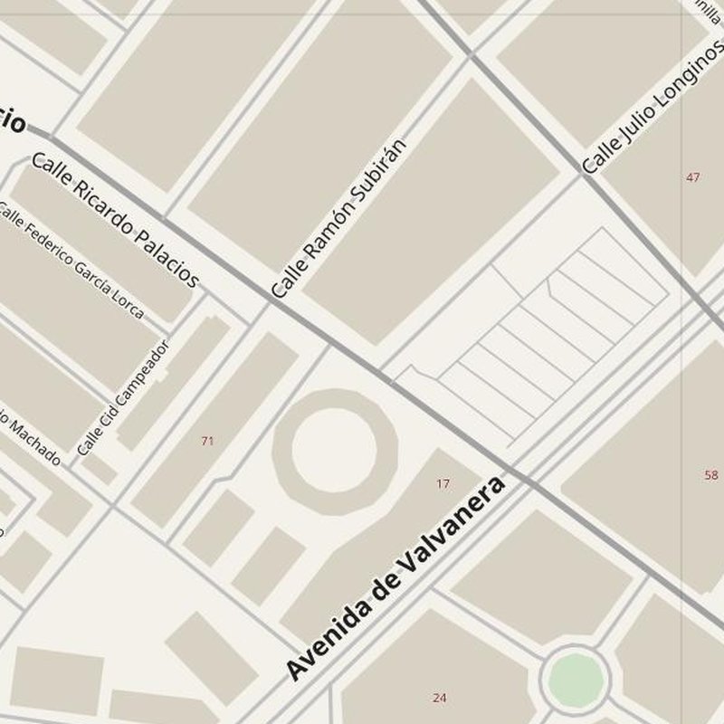 Calahorra street map with house numbers — printable address map PDF, Spain