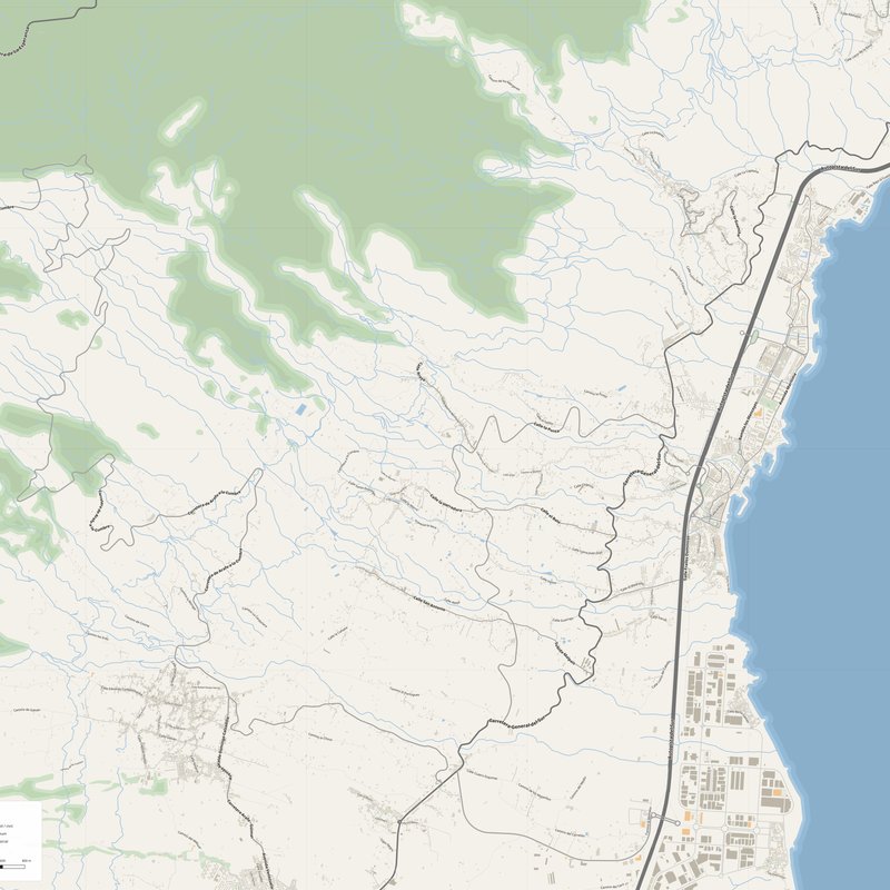 Candelaria Map PDF — Printable Street Map Poster with House Numbers